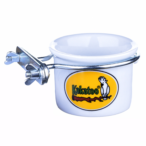 Comedouro Porcelana Suporte - Calopsita - imagem 1
