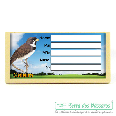 Porta Nome Especial - Coleiro - imagem 1