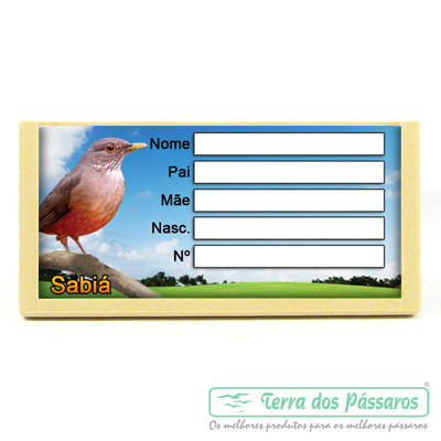 Porta Nome Especial - Sabiá - imagem 1
