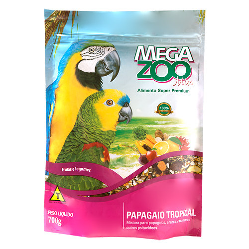 Megazoo - Papagaio Tropical - 700g - imagem 1