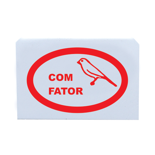 Placa Identificação - Com Fator - imagem 1