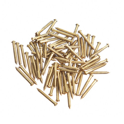 Parafuso Latão Fenda Reta - 1,5 x 12 x 2.0 - 10g - imagem 1