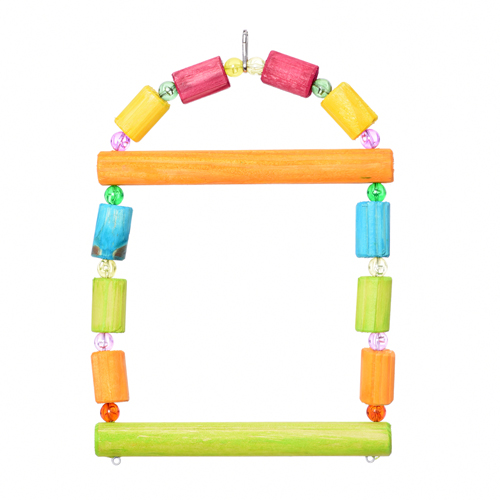 Brinquedo Play Balanço para Papagaio Colorido - imagem 1