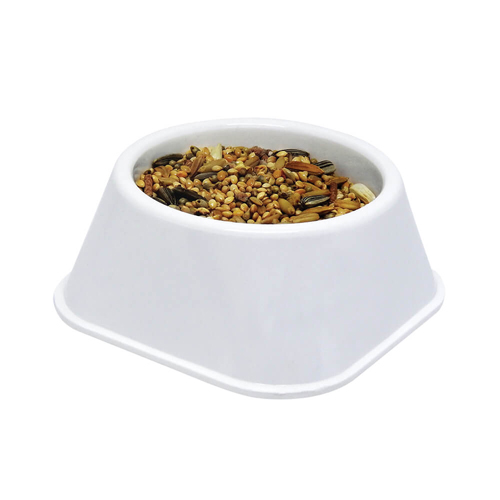 Porta Farinhada para Pássaros - 60ml - Branco - imagem 1