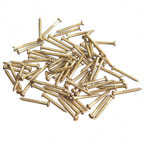 Parafuso Latão Fenda Reta - 1,5 x 12 x 2.5 - 100g - imagem 1