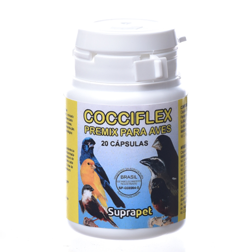 Suprapet - Premix para Aves - Cocciflex - 20 Cápsulas - imagem 1
