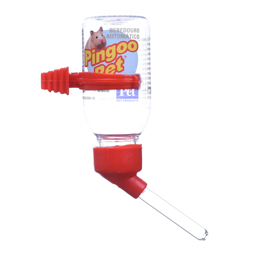 Bebedouro para Hamster Pingoo Pet Mini - 60ml - Bico Vidro - imagem 1