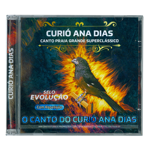 CD Curió Ana Dias - Selo Evolução - Com Repetição - imagem 1