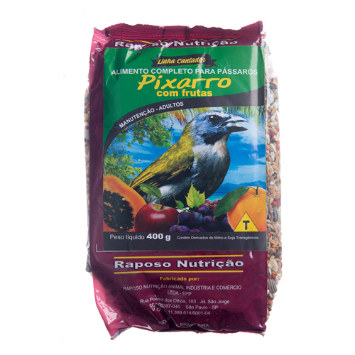 Raposo - Pixarro C/ Frutas - Linha Cantador - 400g - imagem 1