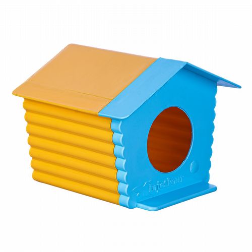 Casinha de Hamster - Amarelo e Azul - imagem 1