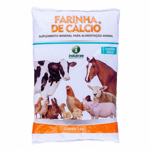 Farinha de Cálcio Indubras - 1kg - imagem 1