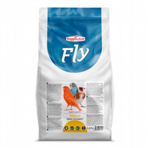 Raggio - Único Fly - Farinhada P/ Aves Granívoras de Pequeno e Médio Porte 1,5kg - imagem 1