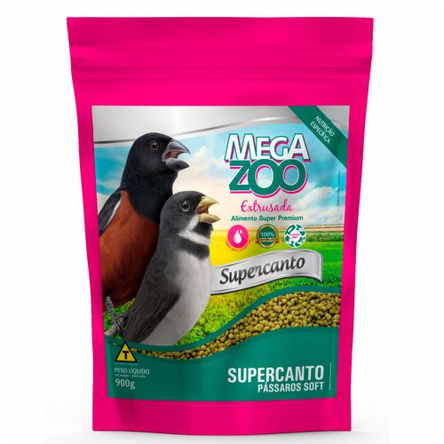 Megazoo Pássaros Supercanto Soft - 900g - imagem 1