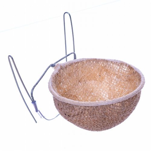 Ninho para Criação Canário Belga, Bicudo, Tico Tico Juta e Sisal - NH33 - imagem 1