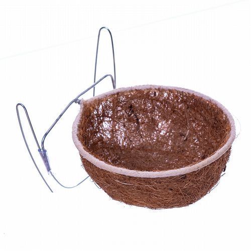 Ninho para Criação Trinca Ferro, Sabiá, Pássaro Preto Fibra de Coco - NH37 - imagem 1