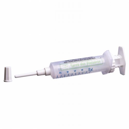 Seringa para Alimentação Filhotes Pássaros com Ponteiras - 10 ml - imagem 1