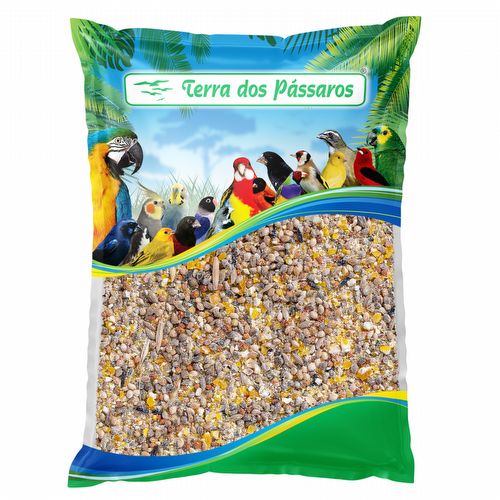 Mistura Pássaros da Terra - Grãos e Milho Moído - 500g - imagem 1