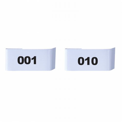 Placa para Numeração de Gaiolas - 1 ao 10 - imagem 1