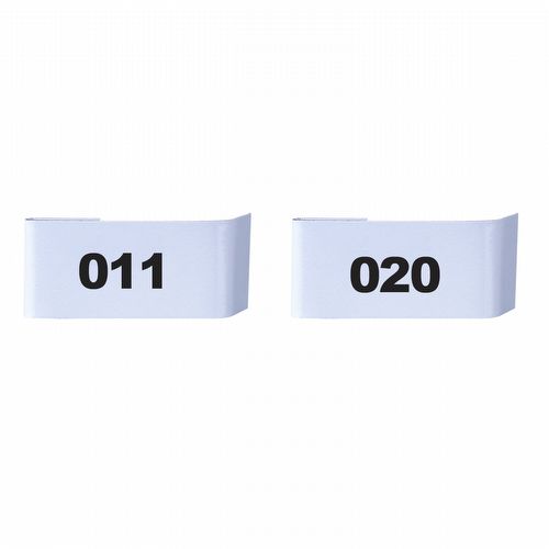 Placa para Numeração de Gaiolas - 11 ao 20 - imagem 1