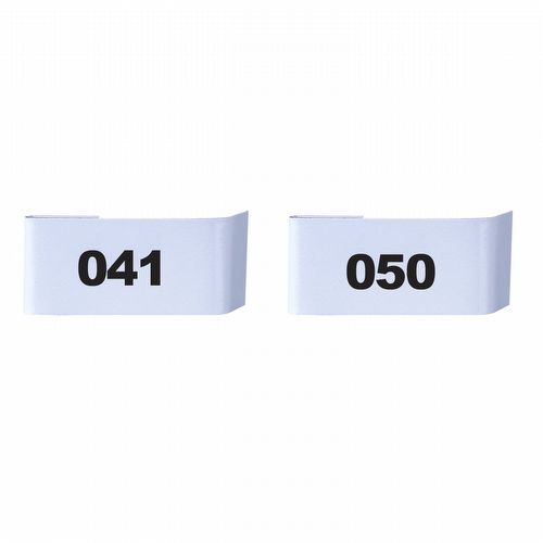 Placa para Numeração de Gaiolas - 41 ao 50 - imagem 1