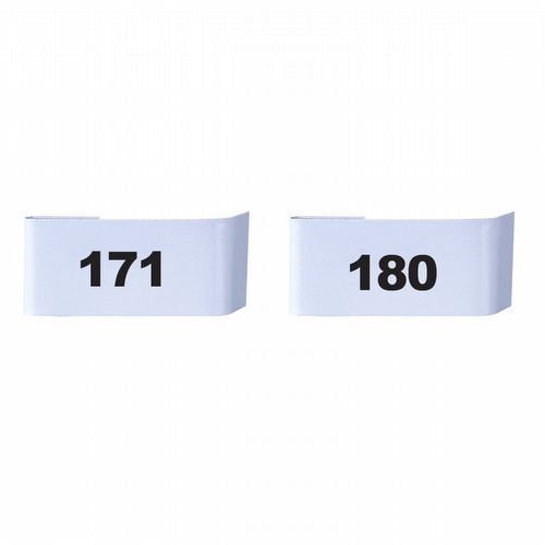 Placa para Numeração de Gaiolas - 171 ao 180 - imagem 1