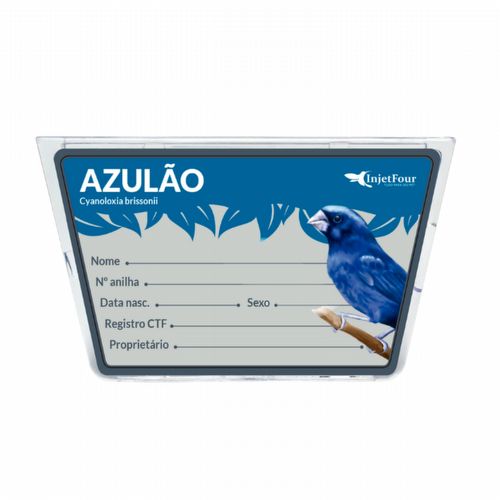 Porta Nome - Acrílico - Azulão - imagem 1