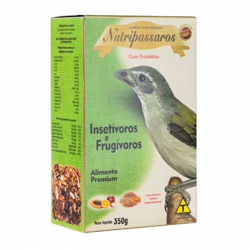 Nutripássaros - Insetívoros e Frugívoros - 350g - imagem 1
