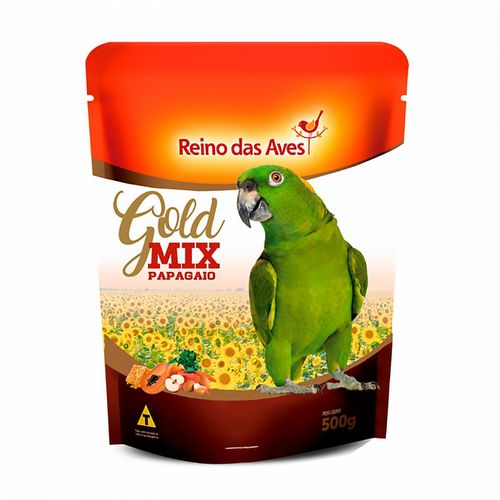 Reino das Aves - Papagaio - Gold Mix - 500g - imagem 1