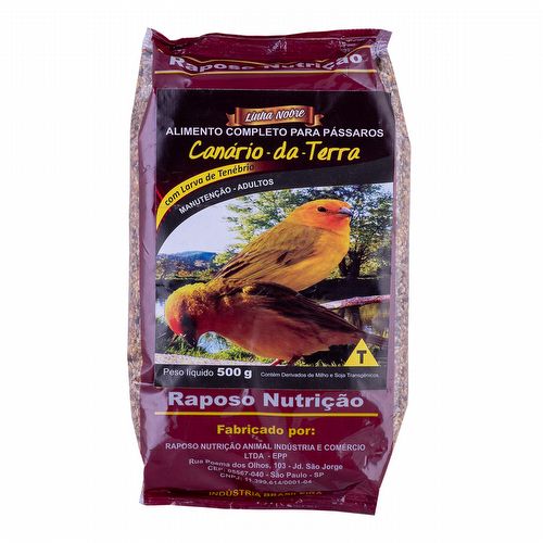 Raposo - Canário Da Terra - Linha Nobre - 500g - imagem 1