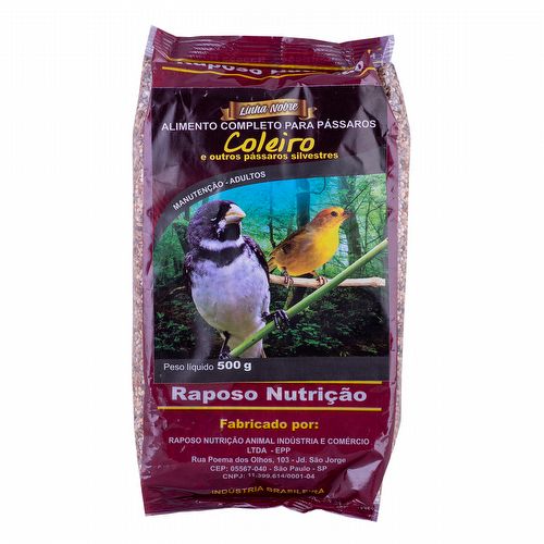 Raposo - Coleiro e Pássaros Silvestres - Linha Nobre - 500g - imagem 1