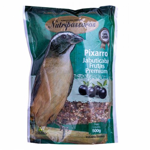 Nutripássaros - Pixarro Jabuticaba Frutas Premium - Torneio - 500g - imagem 1