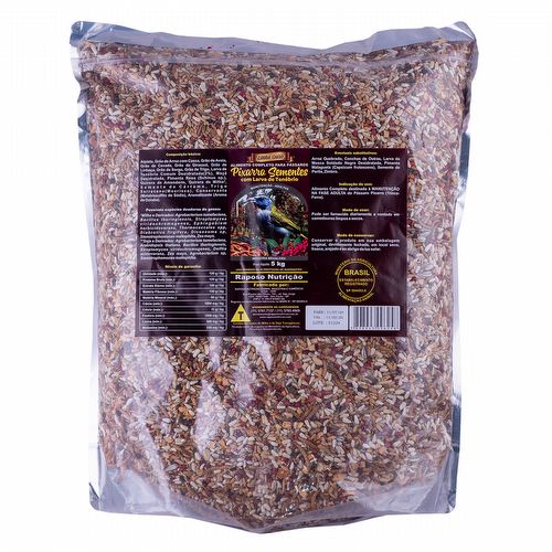 Raposo - Pixarro Sementes C/ Larva de Tenébrio - Linha Ouro - 5kg - imagem 1