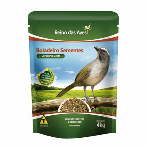 Reino das Aves - Trinca Ferro - Boiadeiro Sementes - 4kg  - imagem 1