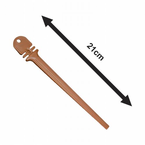 Poleiro Plástico Tipo Italiano Marrom -  Médio 21cm - imagem 1