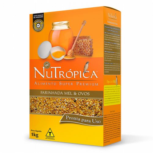 Nutrópica - Farinhada Mel e Ovos - 1kg - imagem 1