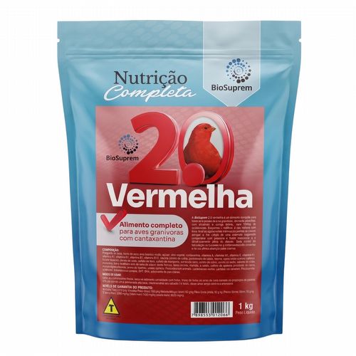 Biosuprem - Farinhada 2.0 - Vermelha - 1kg - imagem 1