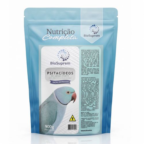 Biosuprem - Extrusada Psitacídeos de Médio Porte - 900g - imagem 1