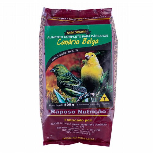 Raposo - Canário Belga - Linha Cantador -500g - imagem 1