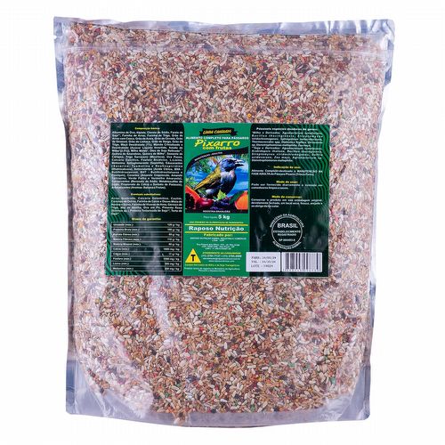 Raposo - Pixarro C/ Frutas - Linha Cantador - 5kg - imagem 1