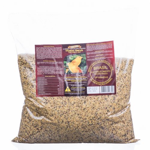 Raposo - Vitamina Amarela C/ Ovos e Mel - Linha Nobre - 5kg - imagem 1