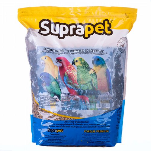 Suprapet - Farinhada com Frutas e Insetos Pequenos e Médios Psitacídeos - 5kg - imagem 1