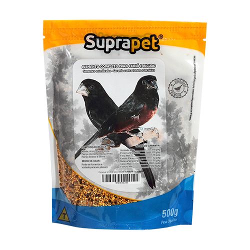 Suprapet - Alimento Completo para Curió e Bicudo - 500g - imagem 1