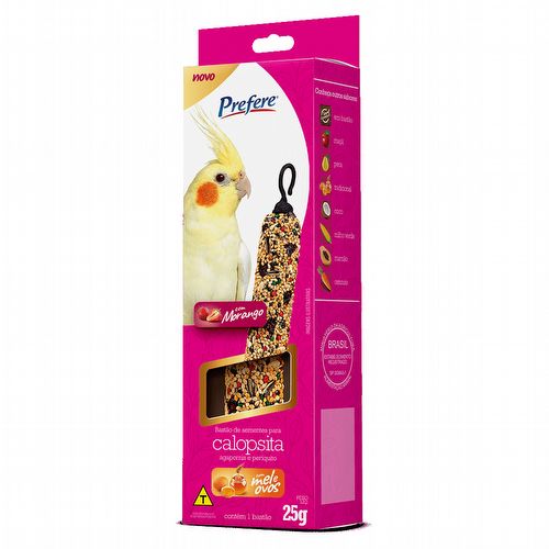 Prefere - Bastão para Calopsita Morango - 25g - imagem 1