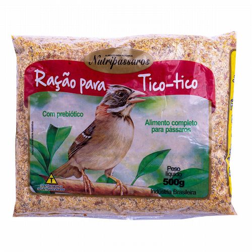 Nutripássaros - Ração para Tico Tico - 500g - imagem 1