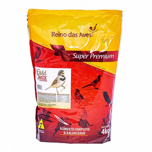 Reino das Aves - Coleira - Gold Mix - 4kg - imagem 1