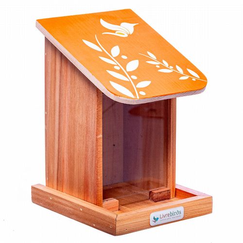 Comedouro Automático Livre Birds - IS454 - Laranja - imagem 1