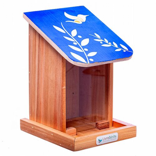 Comedouro Automático Livre Birds - IS454 - Azul - imagem 1