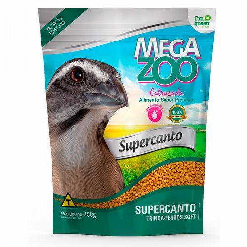 Megazoo - Extrusada Trinca-Ferro Supercanto Soft - 350g - imagem 1