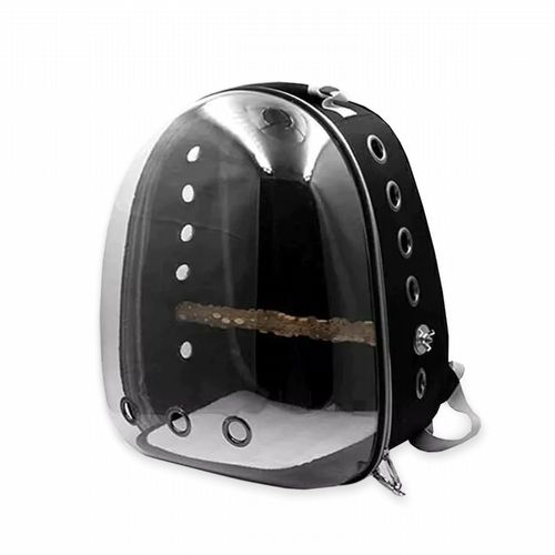 Mochila de Viagem para Pássaros - Preta - imagem 1