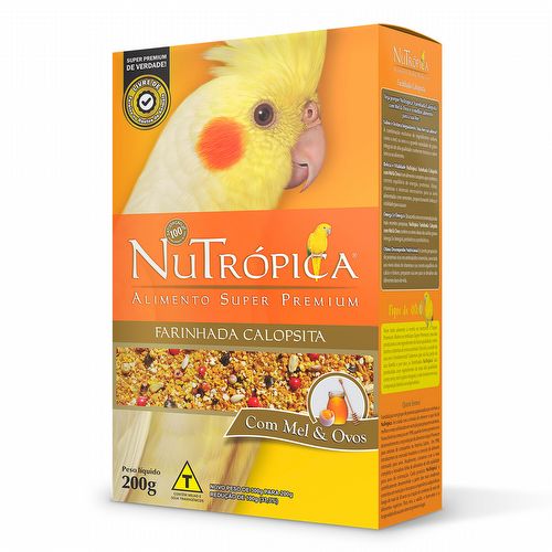 Nutrópica - Farinhada Calopsita Mel e Ovos - 200g - imagem 1